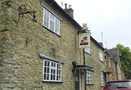 Bell and Bear public house in Emberton