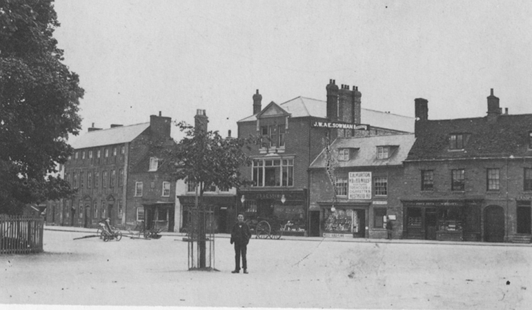 Olney Market Place Postcard