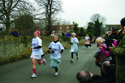 Olney Pancake Runners trying their best