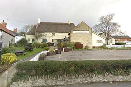 The Green Man pub at Lavendon