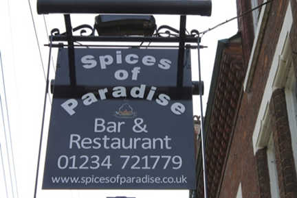 Spices of Paradise in Harrold
